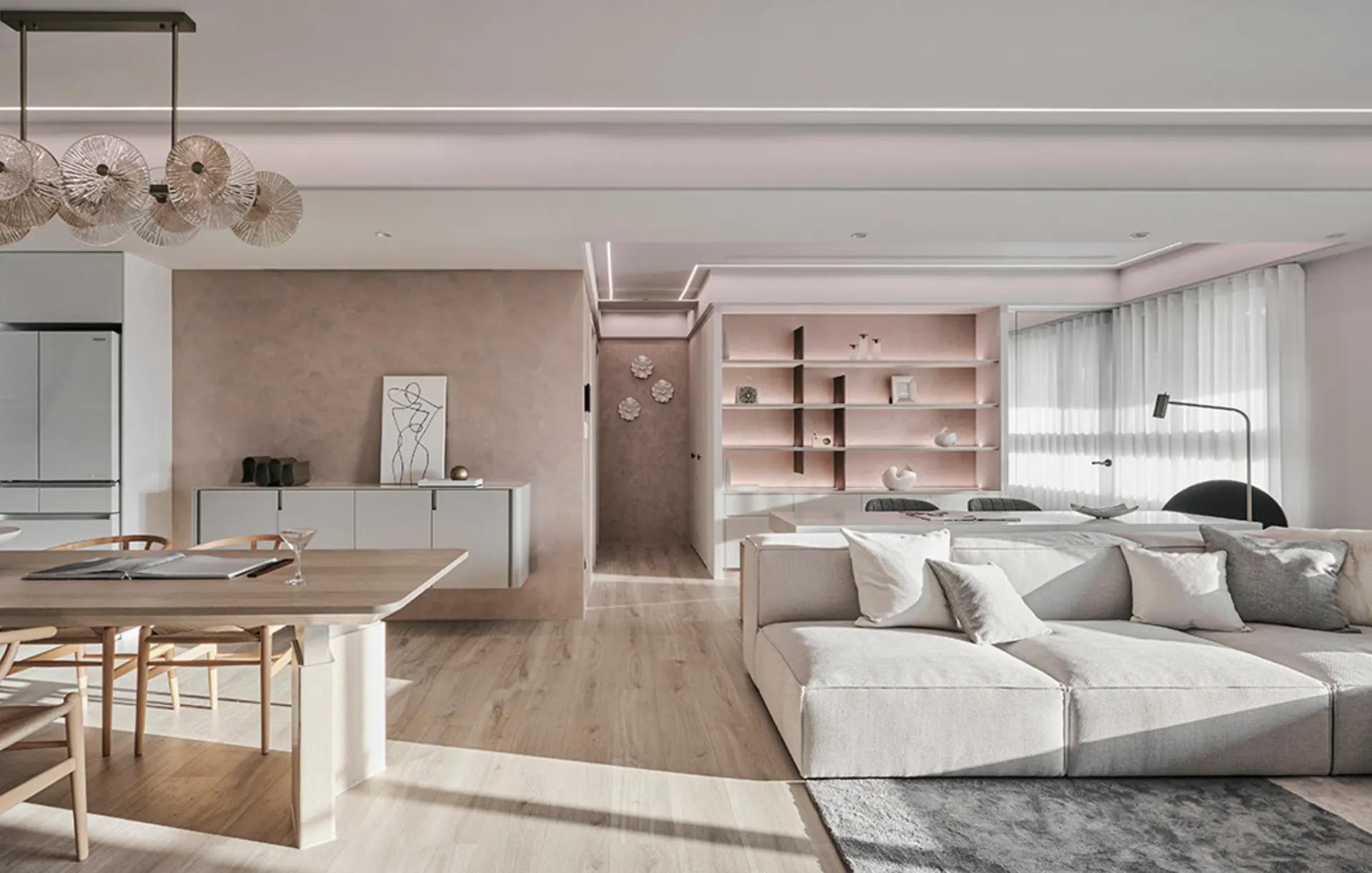 HAN Living 全屋家具規劃情境照，展示完整居家生活空間