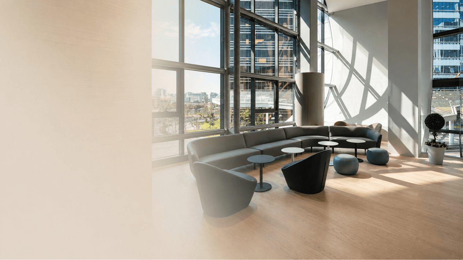 高質感商業空間全景,家具配置展示