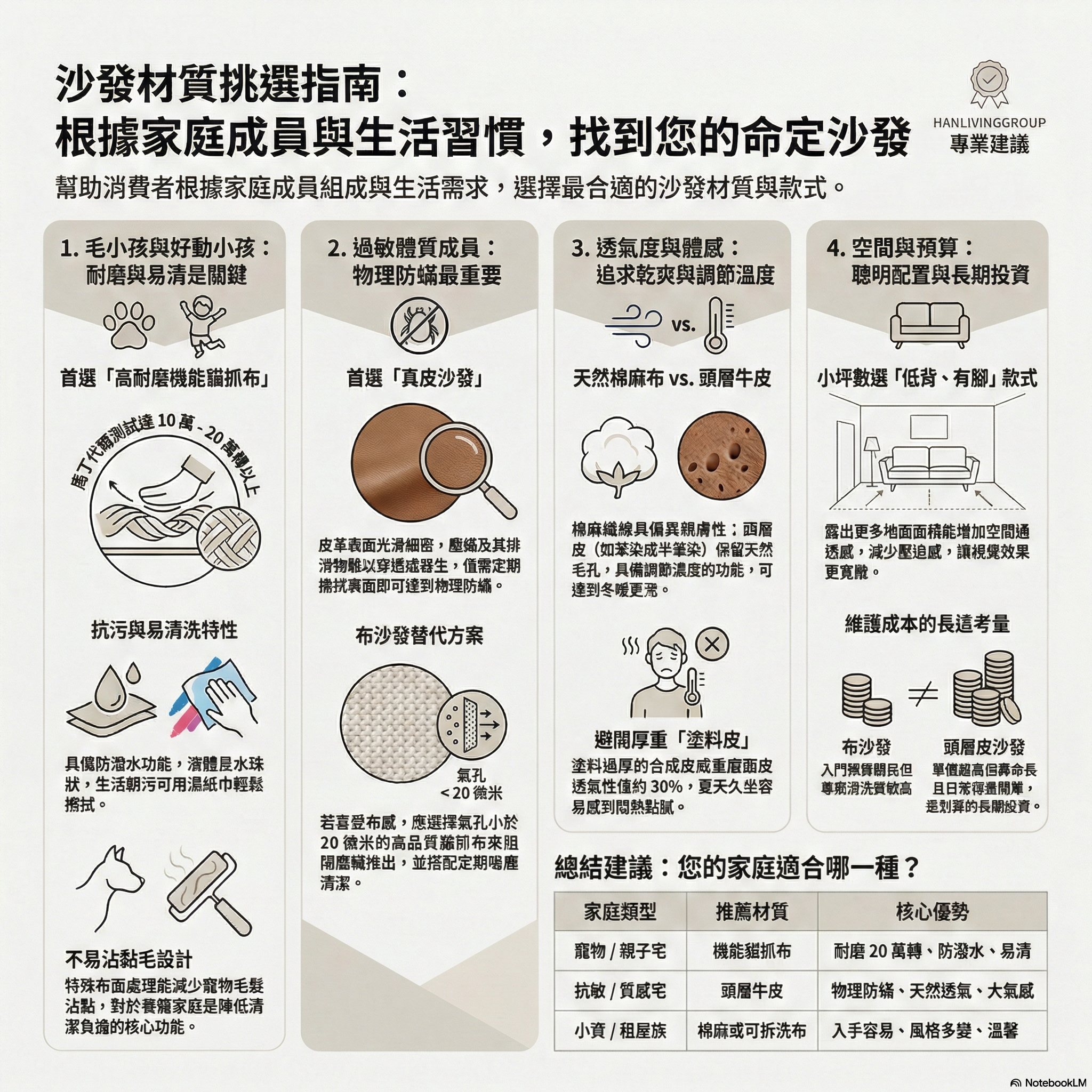 布沙發 vs. 皮沙發：材質、優缺點與清潔保養大比較 - 圖 4
